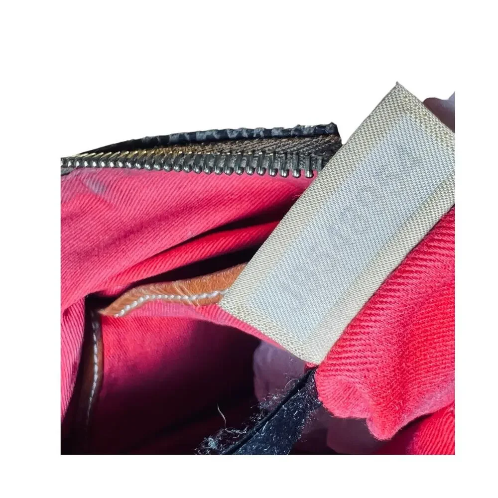 Dooney & Bourke Snakeskin Embossed Leather Letter Carrier Crossbody Metallic